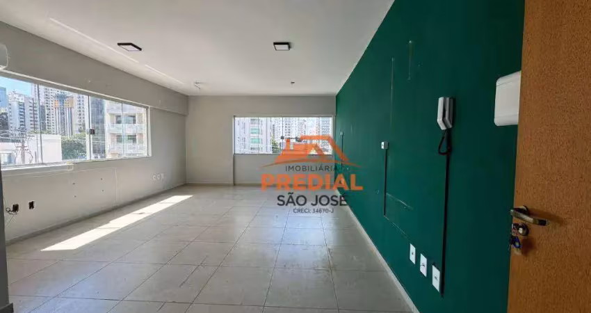Sala para alugar, 42 m² por r$ 2.428,92/mês - jardim aquarius - são josé dos campos/sp