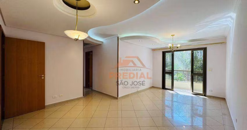 Apartamento com 3 dormitórios para alugar, 99 m² - Jardim Aquarius - São José dos Campos/SP