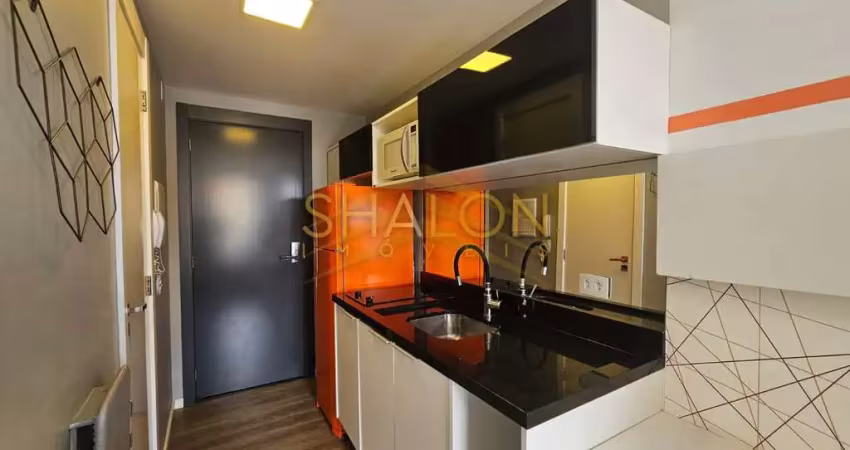 <p>studio, locado, mobiliado, andar alto, condominio all you need, centro, curitiba, pr</p>