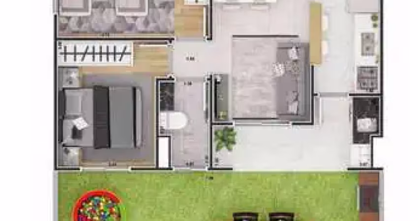 Apartamento à venda na Estrada São Francisco, Parque Taboão, Taboão da Serra - SP