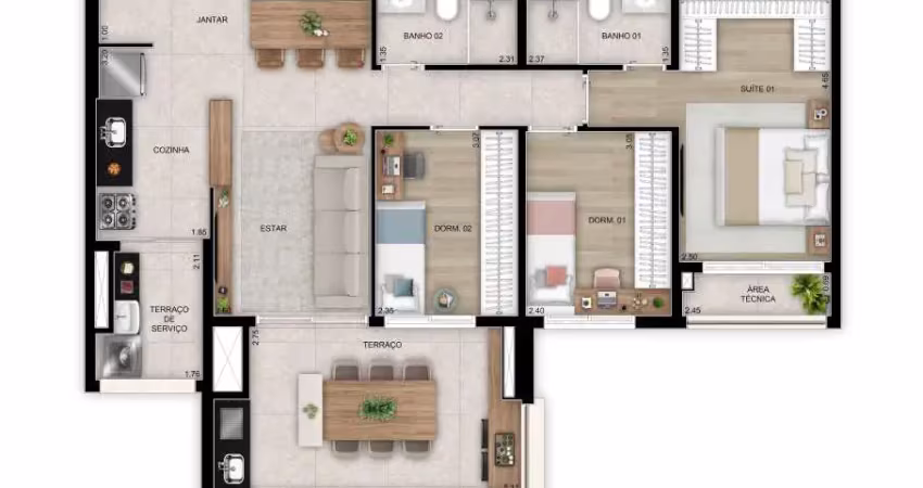 Apartamento à venda na rua melo peixoto, tatuapé, são paulo - sp