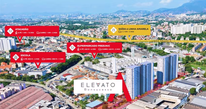 Apartamento à venda na Avenida Itaóca, Bonsucesso, Rio de Janeiro - RJ