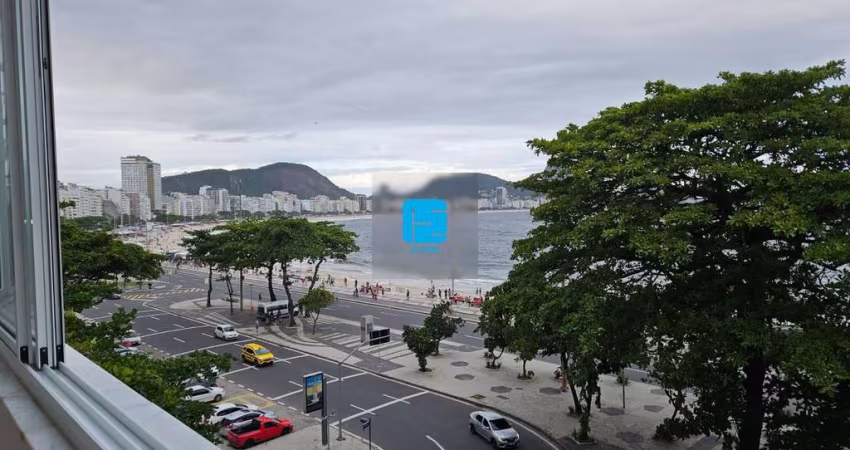Apartamento para alugar na Avenida Atlântica, Copacabana, Rio de Janeiro - RJ