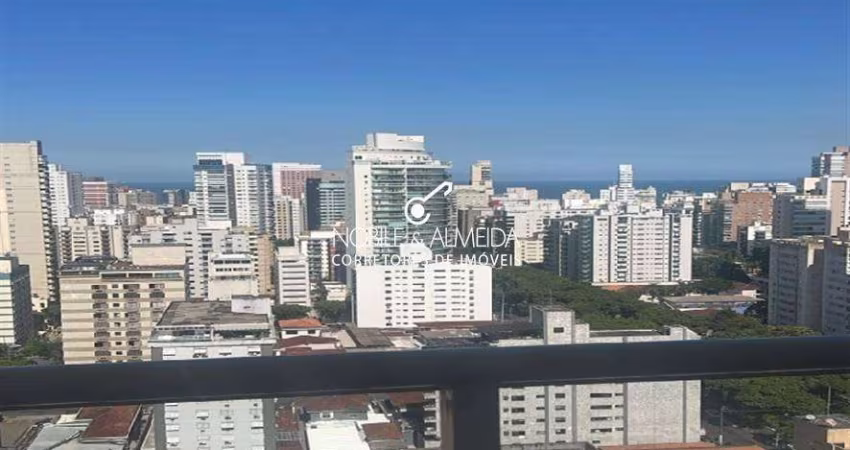 Apartamento para alugar na Rua Azevedo Sodré, Boqueirão, Santos - SP