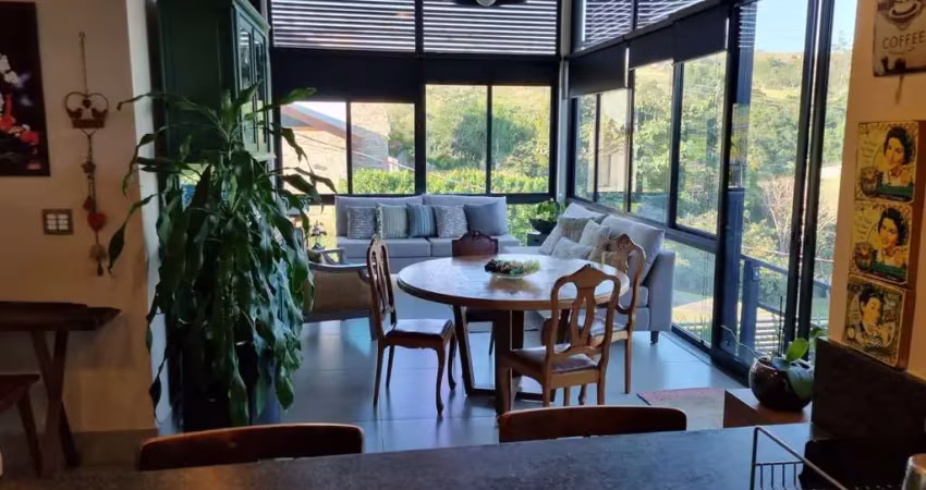 Casa de condomínio à venda na rua abrahão kalil aun, monte alegre, vinhedo - sp