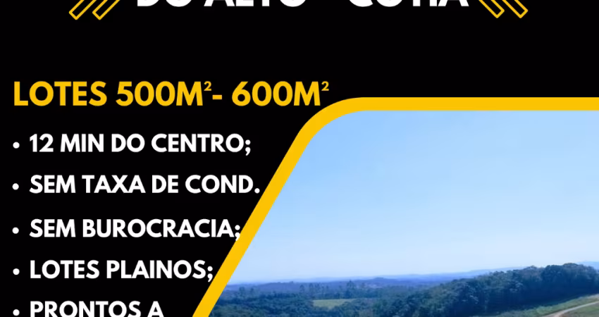 OPORTUNIDADE DE INVESTIMENTO: LOTE DE 500M² - 600M² EM CAUCAIA DO ALTO, COTIA – ENTRADA DE R$19.999,99.