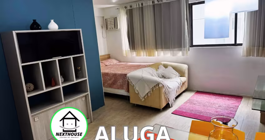 Alugo -apartamento studio - mobiliado no melhor de boa viagem – r$ 2.400 com txs inclusas