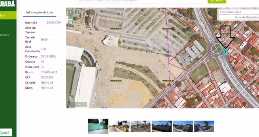 Vende-se Terreno na Avenida Oito de Abril