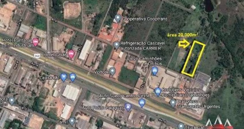 Terreno bem localizado a venda no Distrito Industrial- Cuiabá