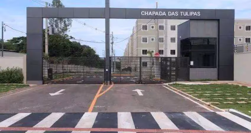 Aluga apartamento 2/4 no condomínio chapada das tulipas