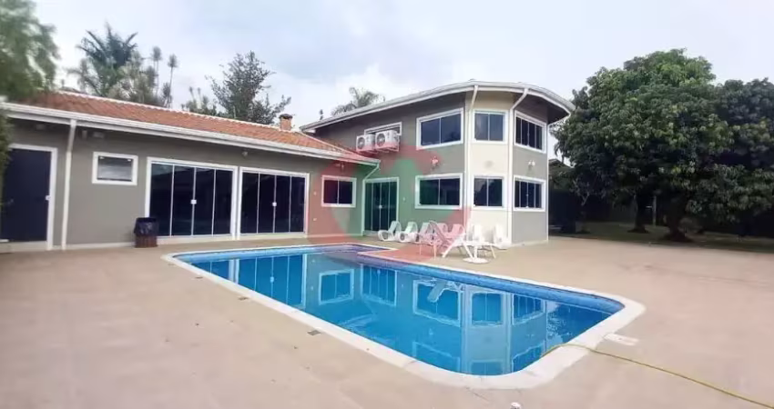 Linda  chácara com 4 dormitórios á venda, ou aluguel - terras de itaici - indaiatuba/sp