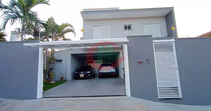 Lindo  Sobrado com 3 quartos, 185 m², à venda por R$ 1.200.000- Jardim São Paulo - Indaiatuba/SP