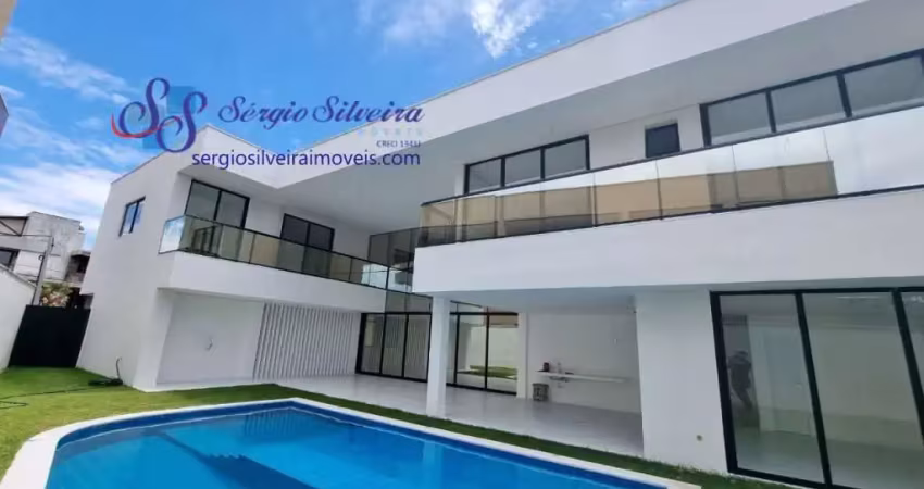 Luxuosa casa alto padrão no Alphaville Fortaleza com 5 suítes