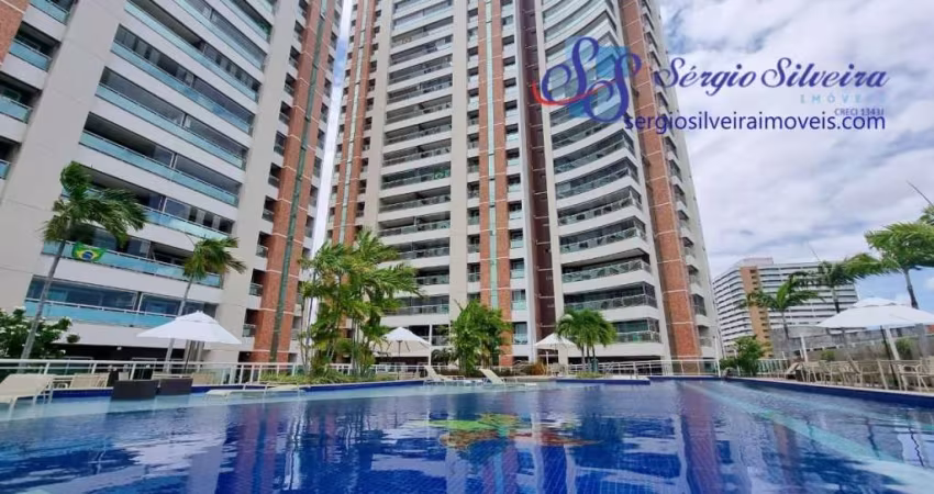 Apartamento nascente e semi mobiliado no Luciano Cavalcante com 3 suítes