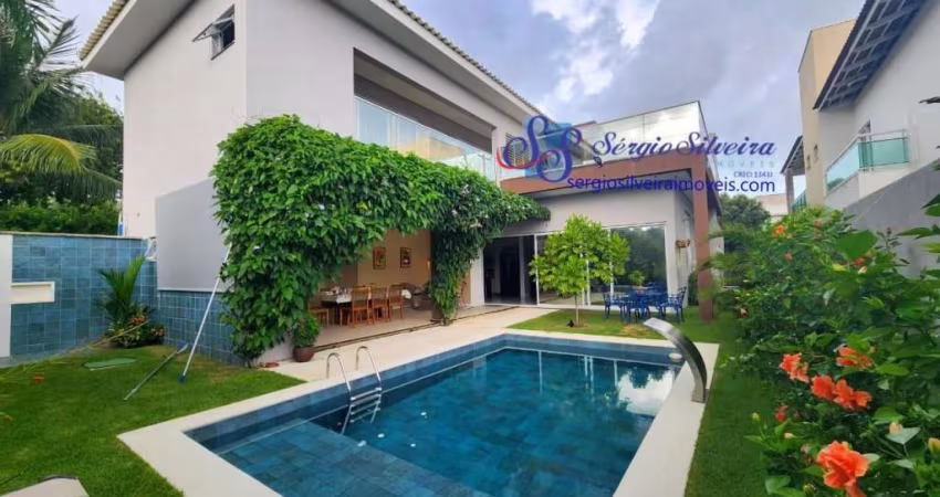 Belíssima casa no Alphaville Fortaleza com 4 suítes.