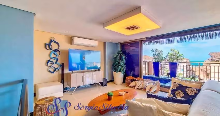 Oportunidade! luxuosa cobertura alto padrão com 4 suítes no aquiraz riviera