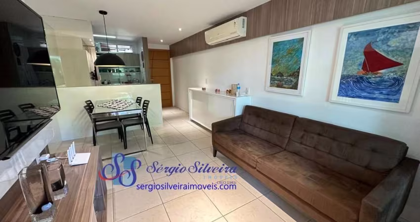Apartamento térreo, nascente e mobiliado no Porto das Dunas com 3 quartos.