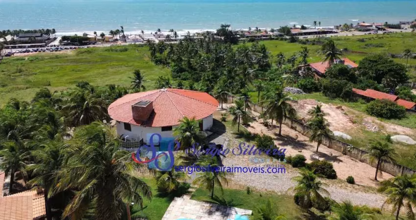 Ampla casa com linda vista para o mar na prainha - aquiraz