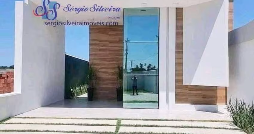 Casa no Eusébio com 3 suítes, plana - Villa Amazon