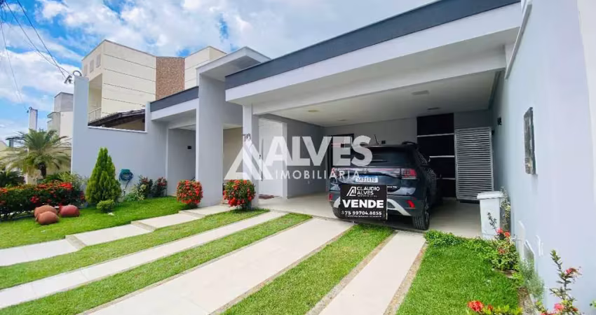 Casa com 3 quartos sendo 1 suíte com closet e área gourmet em condomínio