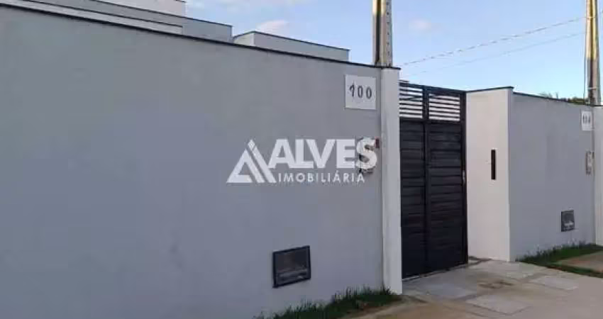Casa com 2 quartos com espaço gourmet com escritura grátis
