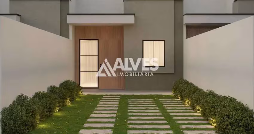 Casa com 2 quartos sendo 1 suíte no bairro papagaio