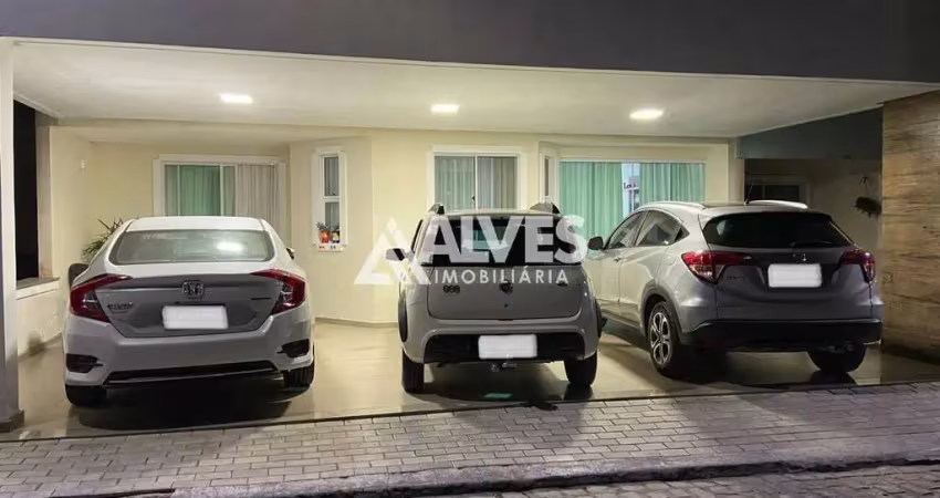 Casa com 3 quartos sendo 1 suíte em condomínio no bairro santa mônica 2