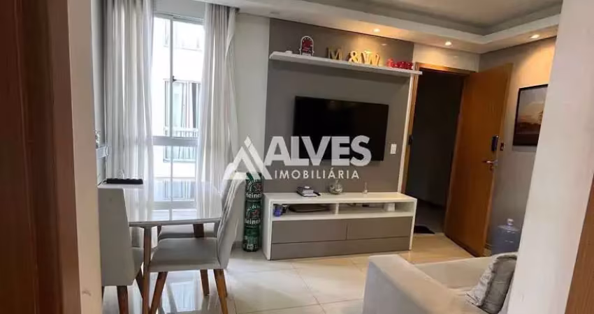 Apartamento mobiliado com 2 quartos condomínio flora