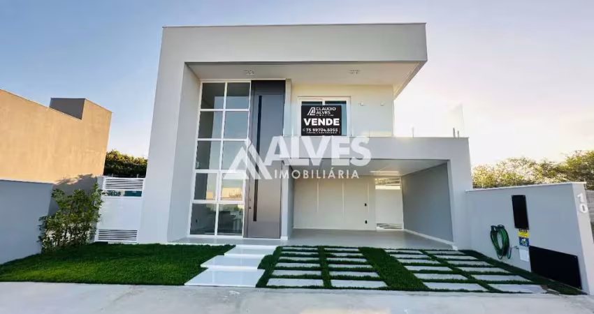 Casa de alto padão com 4 quartos sendo 3 suítes e área gourmet