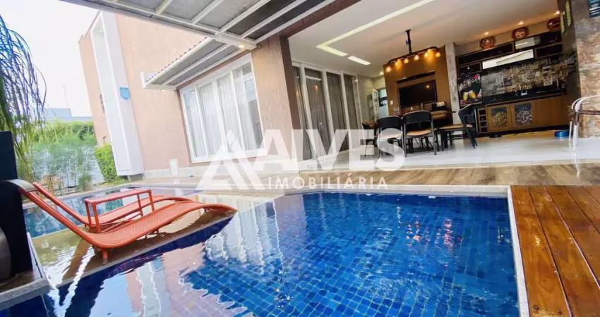 Casa de alto padrão com 4 suítes piscina e área gourmet  nature villve