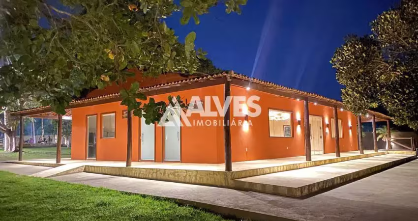 Casa de campo com 2 ou 3  quartos e  área de lazer completa