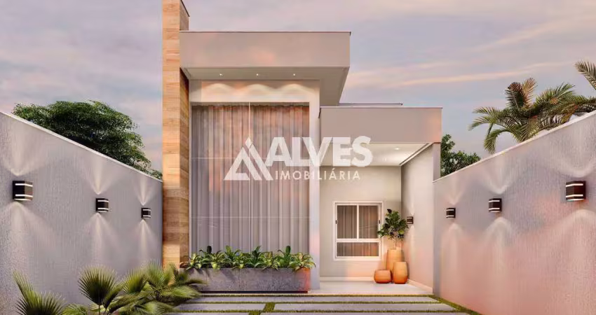 Casa com 2 quartos sendo 1 suíte no bairro papagaio