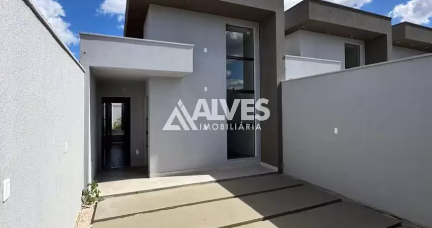Casa com 3 quartos sendo 1 suíte  e área gourmet no bairro sim