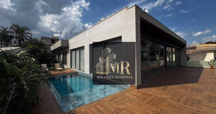 Alphaville campinas - magnífica casa moderna, recém construída e com fino acabamento.  casa toda automatizada com sistema fotovoltaico instalado.
