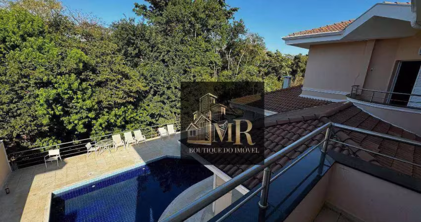 Alphaville campinas locação - linda e ampla casa com fundos para a área de preservação.  4 suítes sendo a master com closet e jacuzzi, living integrad