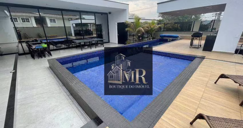 Alphaville campinas - casa térrea para venda! casa nova com ótima planta disposição. meio de condomínio, muito bem localizada.