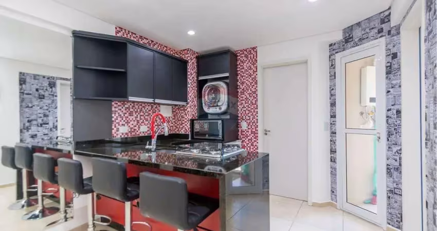 Apartamento 1 quarto parcialmente mobiliado no centro de curitiba