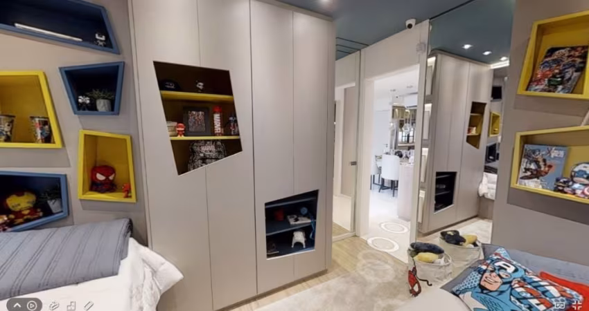 Apartamento tem 32 metros quadrados com 1 quarto
