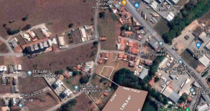 Terreno à venda, 1016 m² por R$ 360.000,00 - Santa Branca - Pouso Alegre/MG
