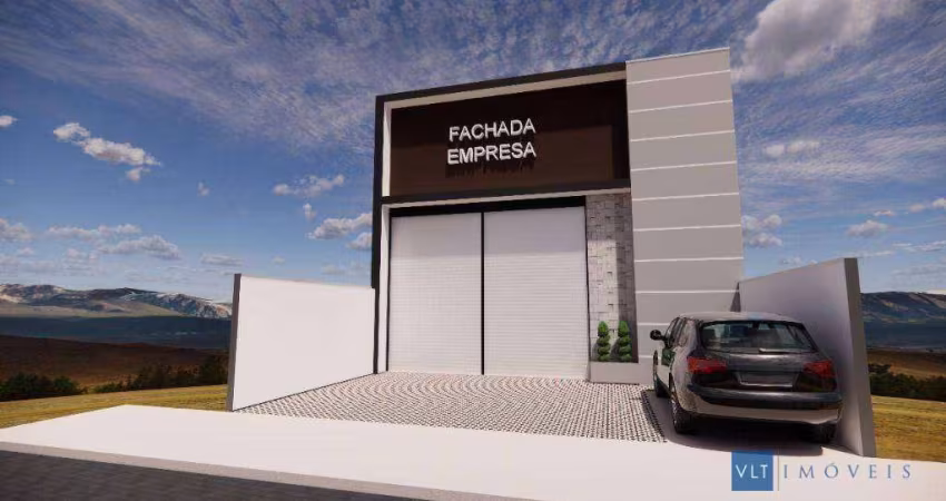 Barracão para alugar, 220 m² por R$ 3.000,00/mês - Parque Real - Pouso Alegre/MG