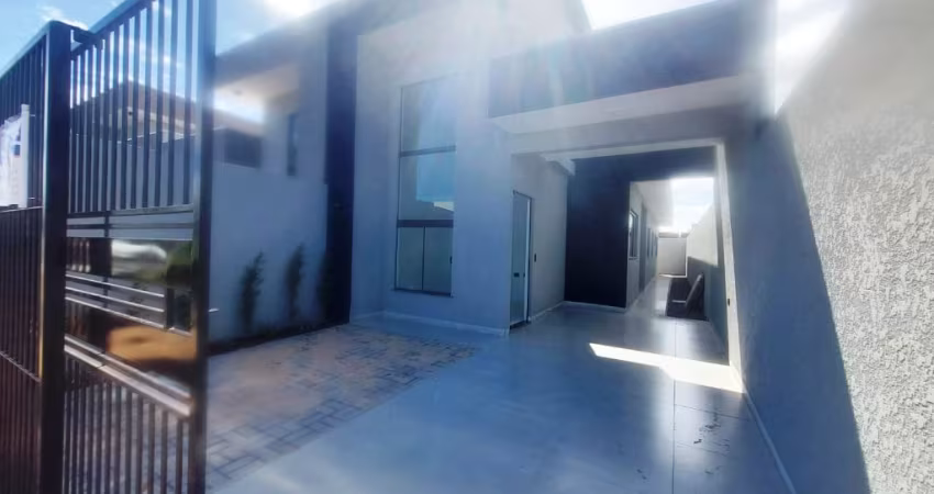 casa c/ 3 quartos (1 suíte), corredor lateral, projeto moderno, jardim nações, sarandi