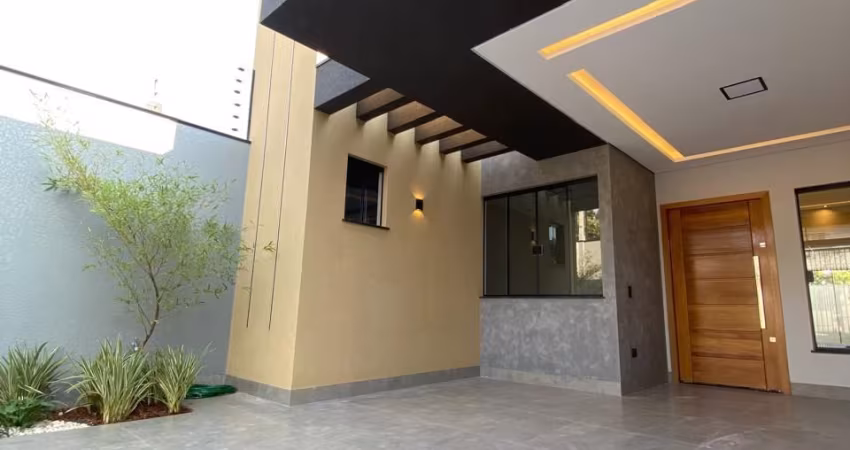 jardim paris, casa c/ 3 quartos (1 suíte), acabamento alto padrão, 104 m² construção, maringá