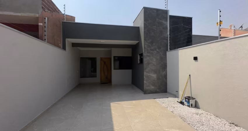 casa c/ 3 quartos (1 suíte), 75 m² construção, projeto moderno, jardim nova independência, sarandi