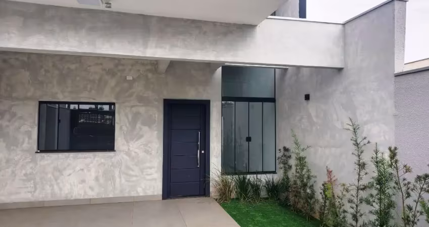 Jardim rebouças, casa c/ 3 quartos (1 suíte), 85 m² construção, projeto moderno, maringá