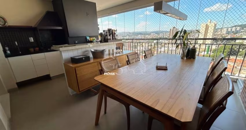 Apartamento de Luxo no Centro de Jundiaí-SP: 3 Quartos, 3 Suítes, 2 Salas, 4 Banheiros, 3 Vagas de Garagem - 145m²