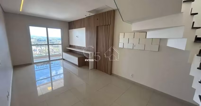 Cobertura para locação na região central de caieiras-sp: 3 quartos, 1 suíte, 2 salas, 3 banheiros, 3 vagas de garagem, 160m².