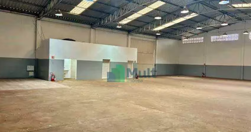 Galpão para alugar, 680 m² por r$ 9.283,56/mês - jardim jóquei clube - ribeirão preto/sp