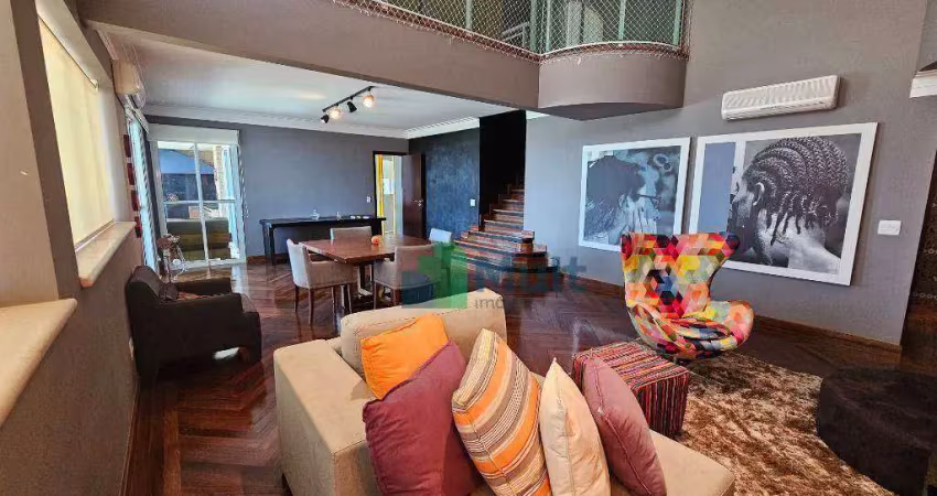 Apartamento duplex mobiliado localizado na av joão fiusa com 240m² de área privativa.