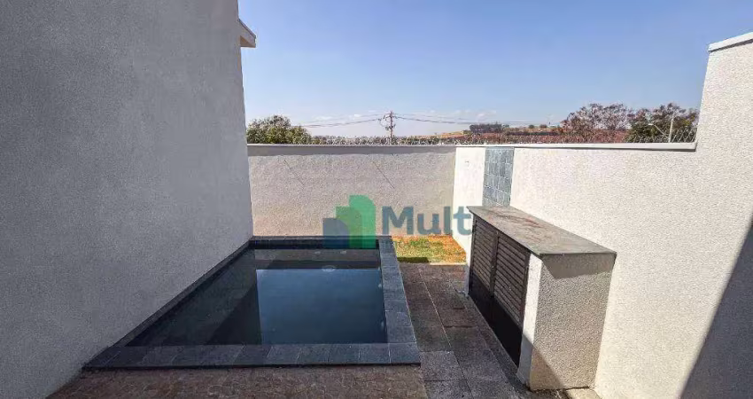 Casa nova térrea localizado no cond. terras de santa marta com terreno de 255,12m² e 137,27m² de área construída.