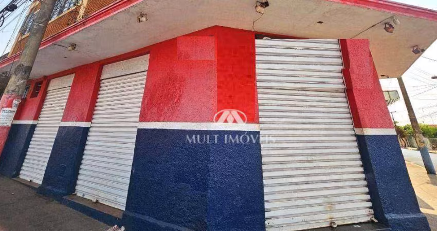 Salão Comercial de esquina em excelente localização no Bairro Vila Tibério com 88m² de área privativa.